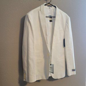 Men's EXPRESS Photographer Slim Fit Jacket, Blazer 38S White
